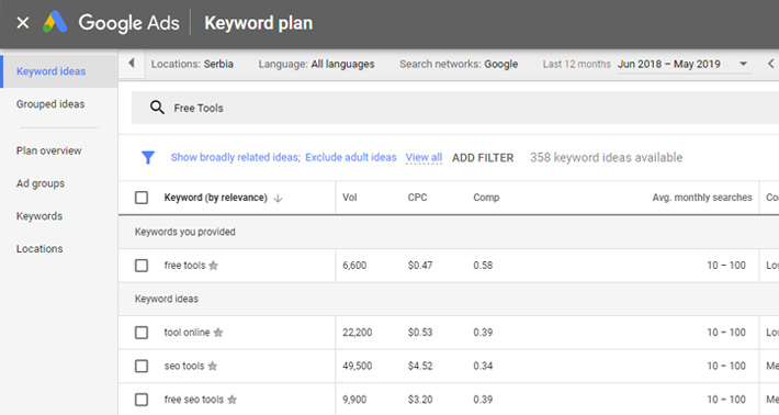 Free Tools to Help You With Your SEO