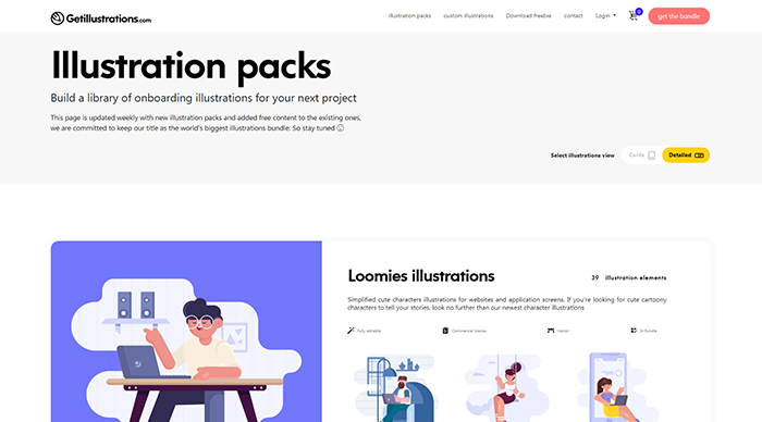 Illustration packs