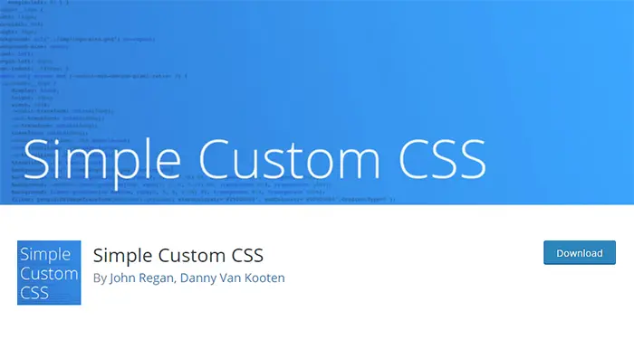 Simple Custom CSS