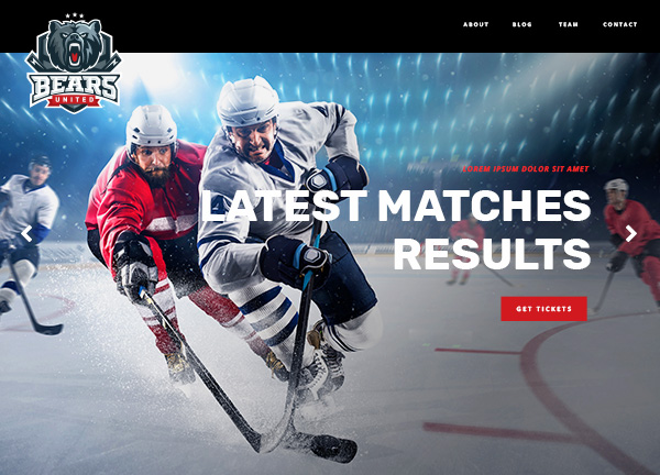 Ice Hockey Bridge Theme Demo