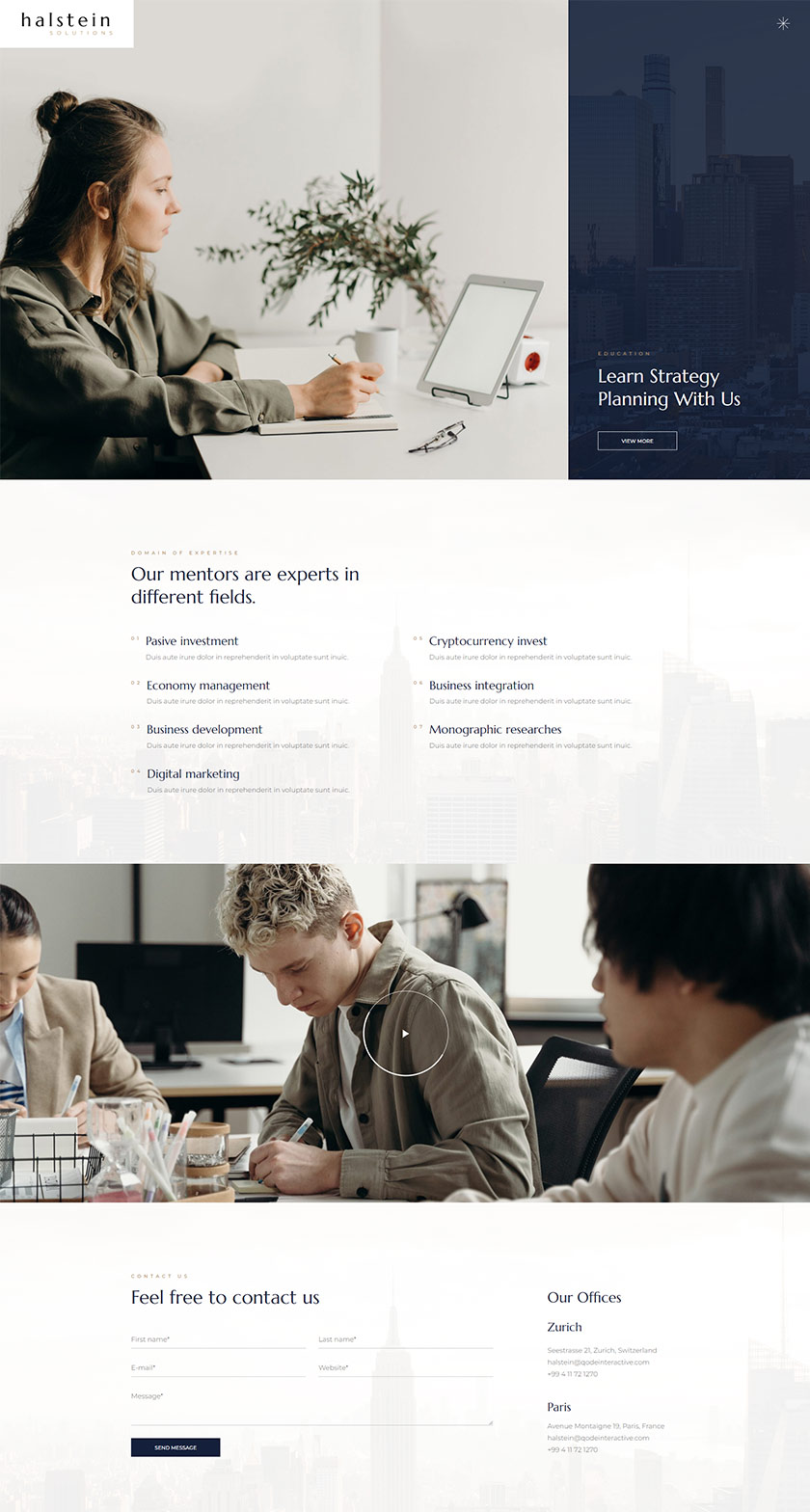 Halstein WordPress Theme