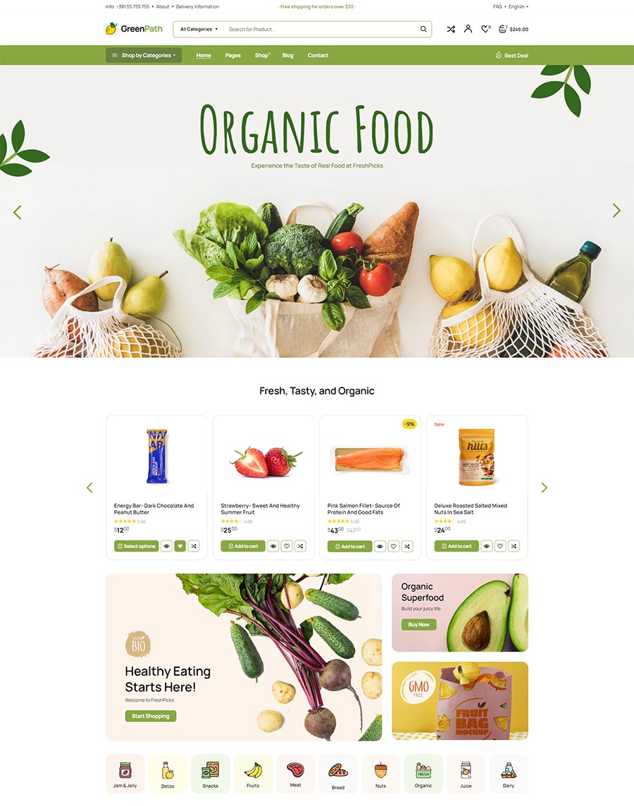 GreenPath WordPress Theme