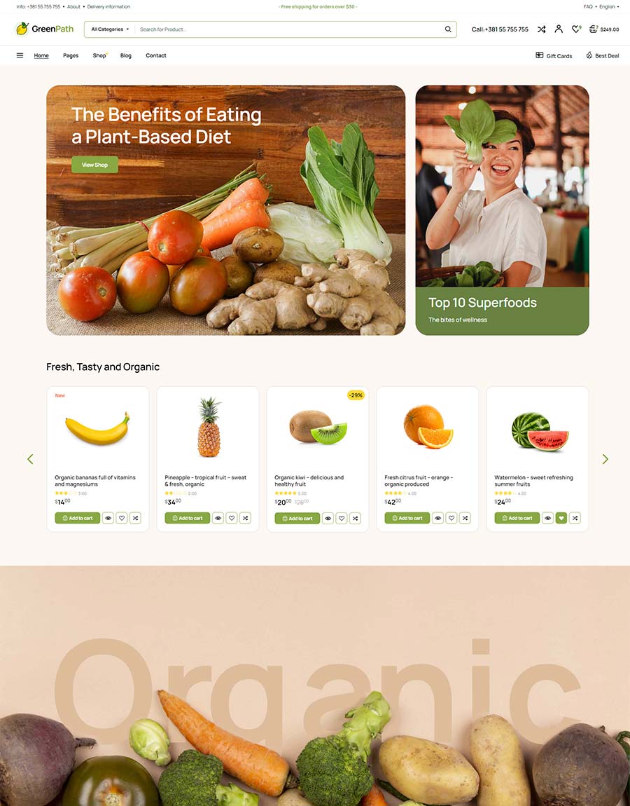 GreenPath WordPress Theme