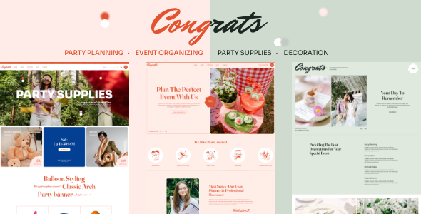 Congrats WordPress Theme