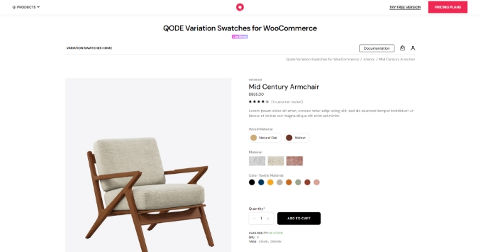 QODE Variation Swatches for WooCommerce
