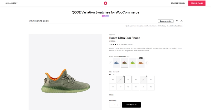 QODE Variation Swatches for WooCommerce
